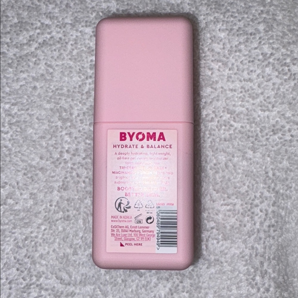 BYOMA Pink Moisturizing Gel-Cream - Picture 3 of 4